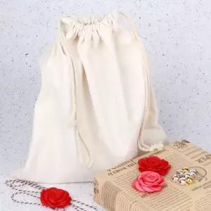 고품질 무지 캔버스 복조리파우치 26x33 (WFKDPGX)