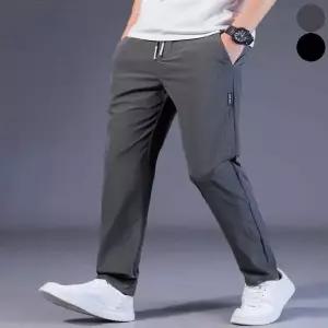 통기성 여름 세미바지 시원한 남성 밴딩 팬츠 쿨원단 (WFKBXFV)