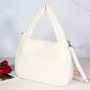 토트크로스 여성 토트백 핸드백 레더 가방 아이보리 (WFKDXNY)