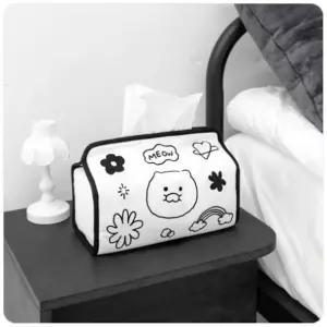 카카오 춘식이라이언 티슈케이스 각티슈케이스 패브릭 카카오프렌즈상품