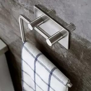 쿨샵 타공 다용도 스테인레스 휴지걸이 화장지실걸이 선반 욕실 화장지 두루마리 욕실반 커버 방수 인테리