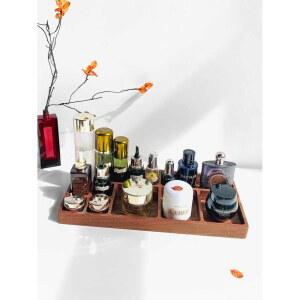 원목 진열대 케이스 오일병 수납 대형 원목케이스 정리대 트레이 소품