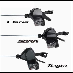 호환  클라리스 소라 티아그라 105 SL-R2000 4700 2x8 플랫바 로드 바이크 자전거 변속레버 좌우