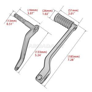 호환 오토바이 시프트 레버 페그 힐 토 전진 제어  할리 소프테일 헤리티지 브레이크아웃 114 로우 라이더