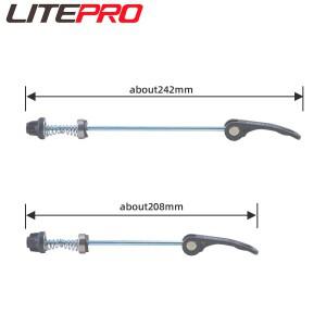 호환 Litepro MTB 도로 자전거 퀵릴리즈 나사 막대  알루미늄 합금  V 브레이크 허브  QR 레버  100x135 디