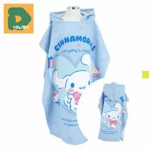 귀여운 샤워가운 여아 타올 부드러운 비치가운 아동용 캐릭터 수영장 가운 물놀이 목욕가운 후드형 준비물