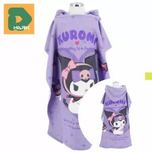 예쁜 샤워가운 후드형 준비물 부드러운 여아 목욕가운 물놀이 수영장 캐릭터 비치가운 타올 아동용 가운