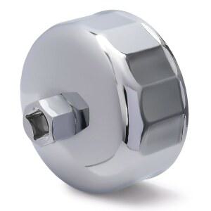 ELECHOI 86.4mm 16플로트 오일 필터 캡 렌치 제거 공구 소켓, 86mm 하우징 캡이 있는 볼보용, 실버 헤비 듀티 합금강