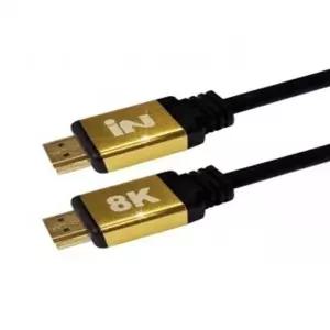 HDMI 2.1V 골드 메탈 케이블 2MHDMI2M 모니터 영상 컴퓨터 TV셋톱박스
