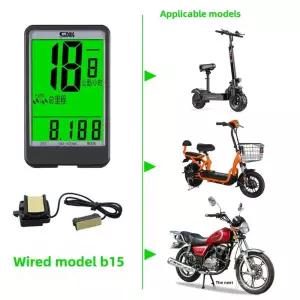 자전거거리측정기 야광블루 로드속도계 타코미터 SD563A 자전거 미터기 유선