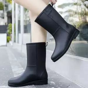 레인장화 여성 비오는날 부츠 장마 대비 예쁜색상 레인부츠 여성레인슈즈