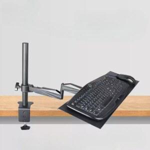 키보드 거치대 40X36X56 책상 블랙오크 알루미늄 프린터받침대 테이블 넓히기 선반