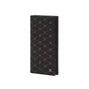 [롯데백화점]닥스 액세서리 [선물포장/쇼핑백동봉] 블랙 DD로고 가죽 장지갑 DBWA6E754