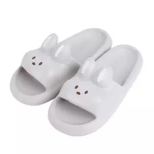 남성용 푹신한 EVA 슬리퍼-토끼 그레이 245-260mm 굽2.5cm 미끄럼완화 WFIQTTA