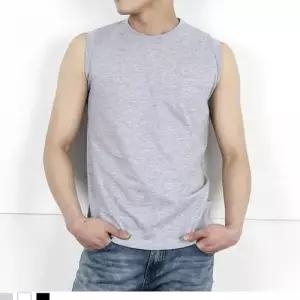 더운날씨 입는 남자 민소매 나시 티셔츠 헬스 런닝 WEC75F6