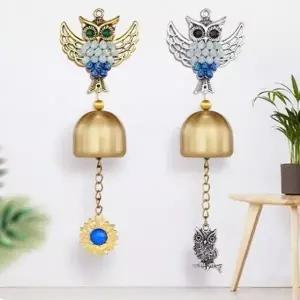 보석 부엉이 현관종 문종 도어벨 선물 풍경종 자석종