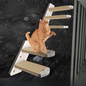 고양이 계단 캣타워 하우스 벽부착 벽선반 점프 해먹 계단식 CAT전망대 패키지2 기둥
