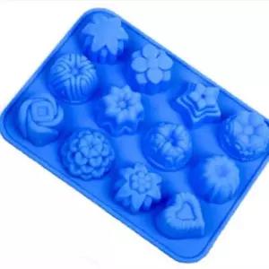위생적인틀 화과자몰드12p 비누 위생적인 실리콘 꽃몰드 12구 WFJNCBZ