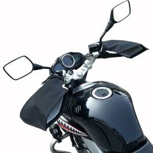 ITODA 오토바이 사이클링 핸들바 머프 장갑 방풍 방수 스노우모바일 스쿠터 핸드 차가운 자전거 워머