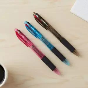 키넥스 사무용 4색 볼펜 0.7mm 12개입 1다스 3컬러