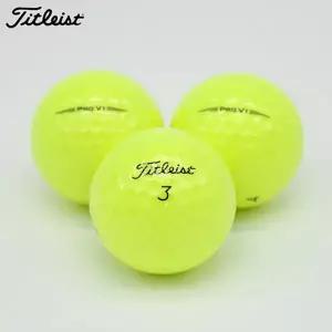 타이틀리스트 Pro V1 3피스 옐로우 로스트볼 1개