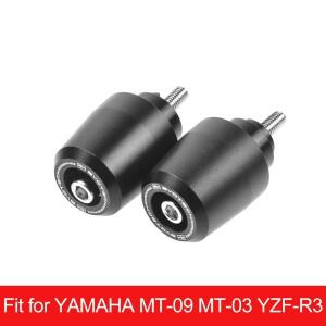 바이크 오토바이 핸들 바 엔드 플러그 그립 캡 슬라이더 7/8 ''22mm YAMAHA MT-09 YZF-R3 -