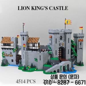클래식 영화 4514pcs 라이온 킹의 성 10305 빌딩  벽돌 14세 이상를위한 창조적 인 모델 크리스마스 생일