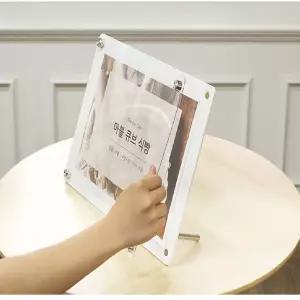 아트사인 게시판 자석프레임액자A4 (반투명) 3539 액자 아크릴액자