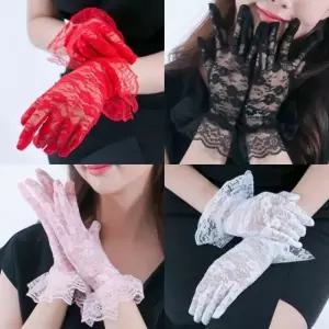 파티드레스손목장갑(망사) 파티 의상 소품 레이스장갑