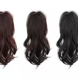 여성 뒷머리가발 스튜디오 방송용 포니테일 면접 부분가발 부분가발볼륨