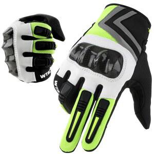 남성용 WTACTUL 경량 오토바이 장갑, 모터크로스 캐주얼 라이딩용 터치스크린 여름 통기성 장갑