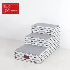 침대 쇼파설치 애견 관절보호 3단 계단 펫스텝 U112049