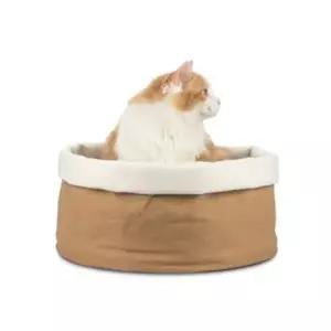 냥이용 쿠션빵빵 원형 숨숨집 방석 U125385 동굴 반려
