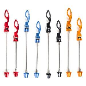 Chooee 자전거 퀵릴리즈 MTB 도로 휠 허브 꼬치 전방 후방 세트 QR 사이클링 부품 액세서리 스틸 액슬 알루