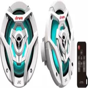 JVC CS-DR620MBL 6.5인치 카 마린 모터 스포츠 오디오 스테레오 양방향 스피커 RGB LED 조명 내후성 IPX5
