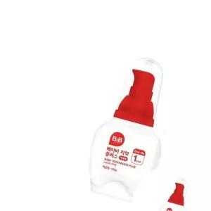 구강티슈 비앤비베이비치약 1단계 플러스 (액상)사과 80g