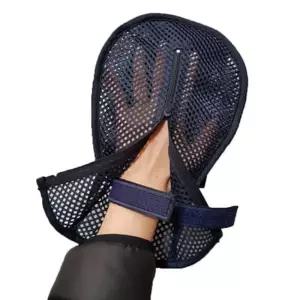 고급망사형 환자 손보호장갑 이중찍찍이 치매장갑 1개