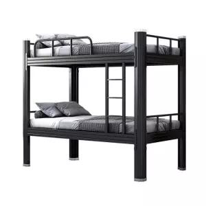 탄소강 철제 2층침대 게스트하우스 기숙사 블랙 분리형 900mm 조립식 싱글 단층침대 숙소