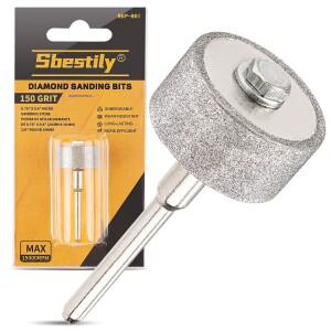 미니 소형 호환 다이아몬드 그라인딩 휠 드레멜 로터리 툴 헤드 메탈 디버링 및 녹 제거용 연마 80 150 320