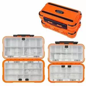 소형 방수 양면형 낚시 소품 케이스