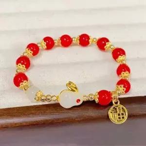 선물 합격운 재물운 리뉴얼ver. 옥토끼 팔찌 추석 토