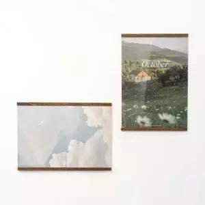 벽걸이 사진 그림 프레임 A4 투명 아크릴 액자 틀 (KYR-W9E41CF)