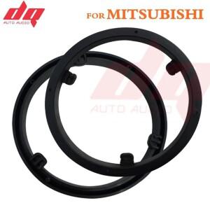 2PCs 자동차 스피커 스페이서 재장착 매트 플레이트 브래킷 홀더 설치 오디오 수정 된 6.5 인치  미쓰비시