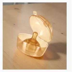 유두 보호기 세척 모유 수유 함몰 평편 실리콘 보조기 케이스 포함