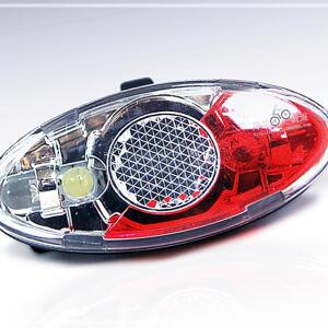 [2개구성] 자전거라이트 헬멧등 런닝등 안전등 화이트레드 IPW5E478D