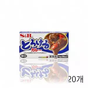 에스엔비 도로케루카레 매운맛 1Kg X 20개 일본커리