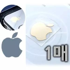 전자파차단 B베씨 스티커 애플모양 1매 24K도금 휴대폰