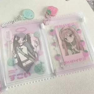 탑로더 포카 1개 귀여운 예쁜 감성 투명 반짝 이는 사탕 가방 Kpop 카드 홀더 Photocard 필름 게임 수호자