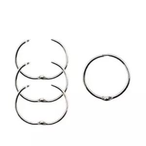 실버 원형 카드링 45mm 클릭링 제본 링 셀프 제본용 루즈링 카드분리링