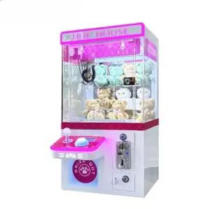 미니 뽑기 기계 가정용 럭셔리 키링 집게 인형 머신